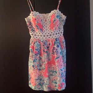 NWT Lily Pulitzer Gypsea Print illusion dress